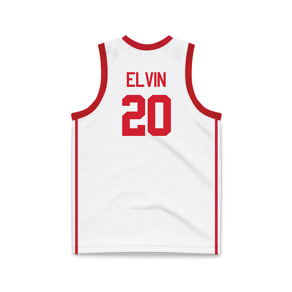 Houston - NCAA Men's Basketball : Ryan Elvin - Basketball Jersey White