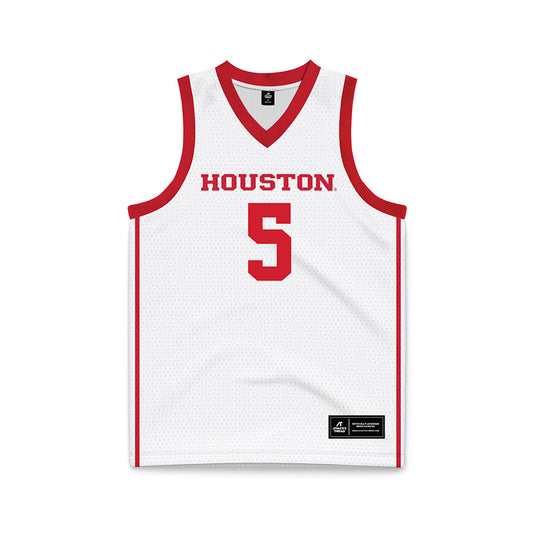 Houston - NCAA Men's Basketball : Ja'Vier Francis - Basketball Jersey White