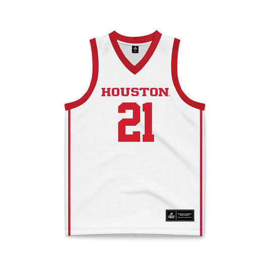 Houston - NCAA Men's Basketball : Emanuel Sharp - Basketball Jersey White