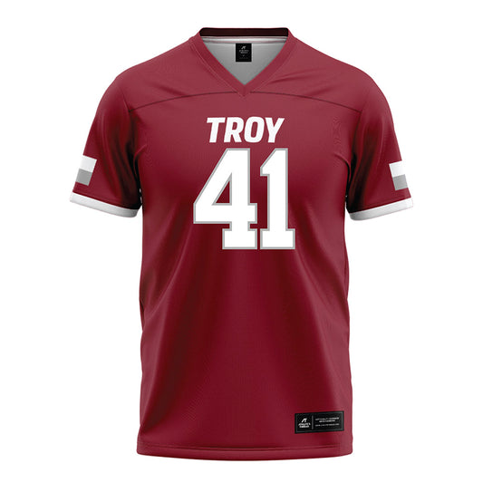 Troy - NCAA Football : Will Spain - Cardinal Jersey