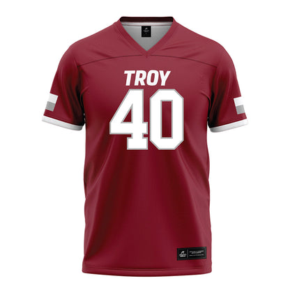 Troy - NCAA Football : Scott Renfroe Cardinal Jersey