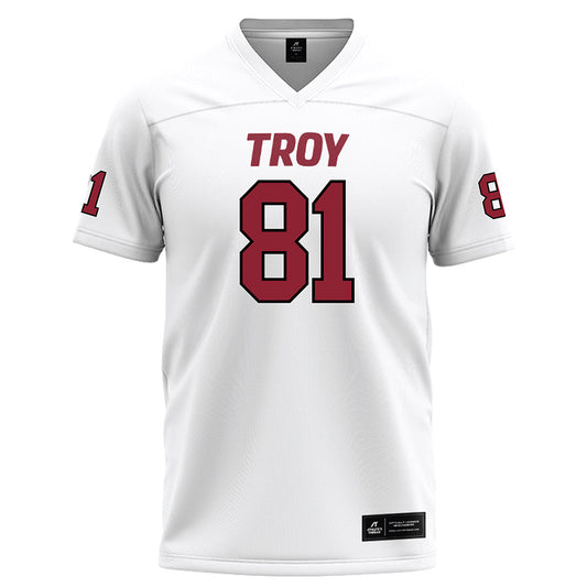 Troy - NCAA Football : Robert Bruce - White Jersey