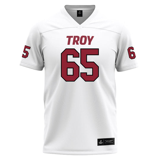 Troy - NCAA Football : Tyler Cappi - White Jersey
