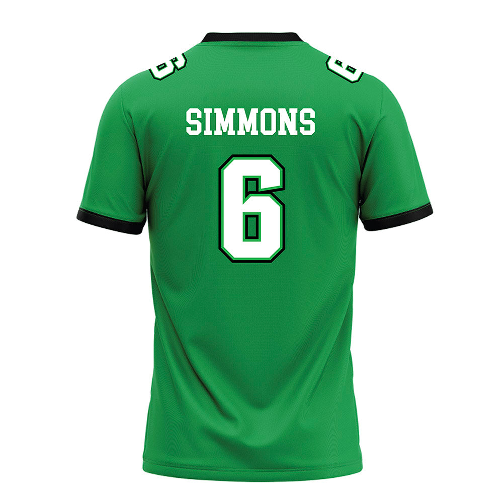 Marshall - NCAA Football : Darryle Simmons - Green Jersey