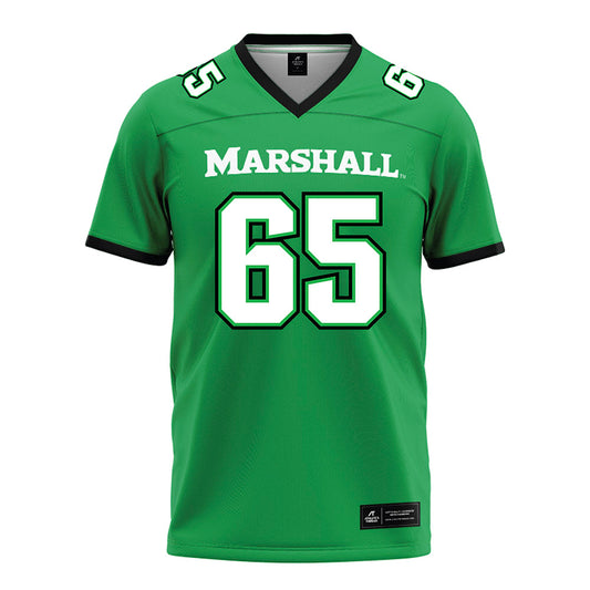 Marshall - NCAA Football : Logan Osburn Green Jersey