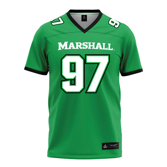 Marshall - NCAA Football : Marco Peery - Green Jersey