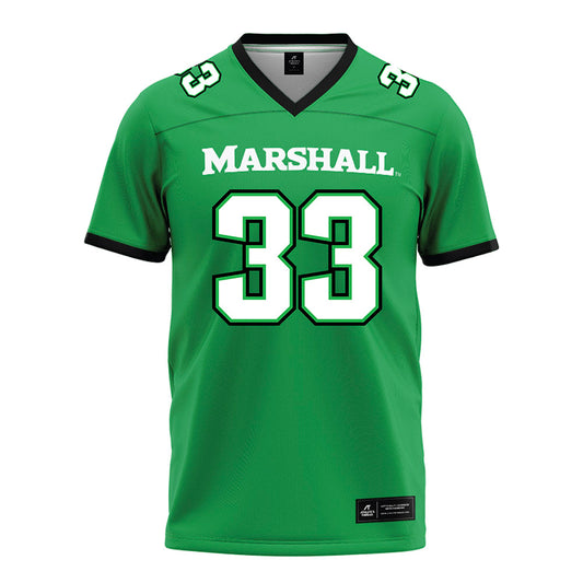 Marshall - NCAA Football : Jayoon Beasley Green Jersey