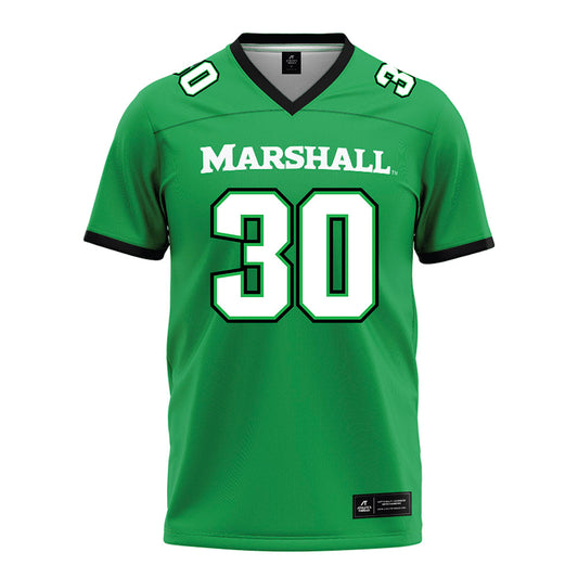 Marshall - NCAA Football : Jaden Yates Green Jersey