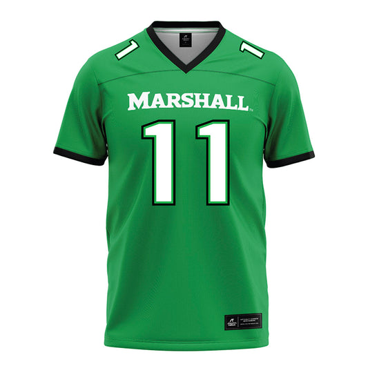 Marshall - NCAA Football : JJ Roberts Green Jersey