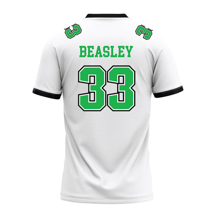 Marshall - NCAA Football : Jayoon Beasley White Jersey