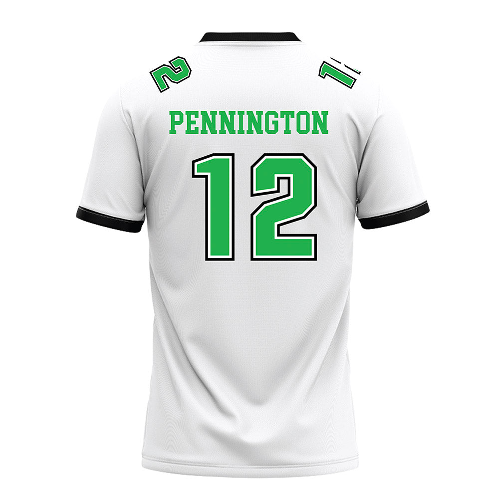Marshall - NCAA Football : Cole Pennington White Jersey