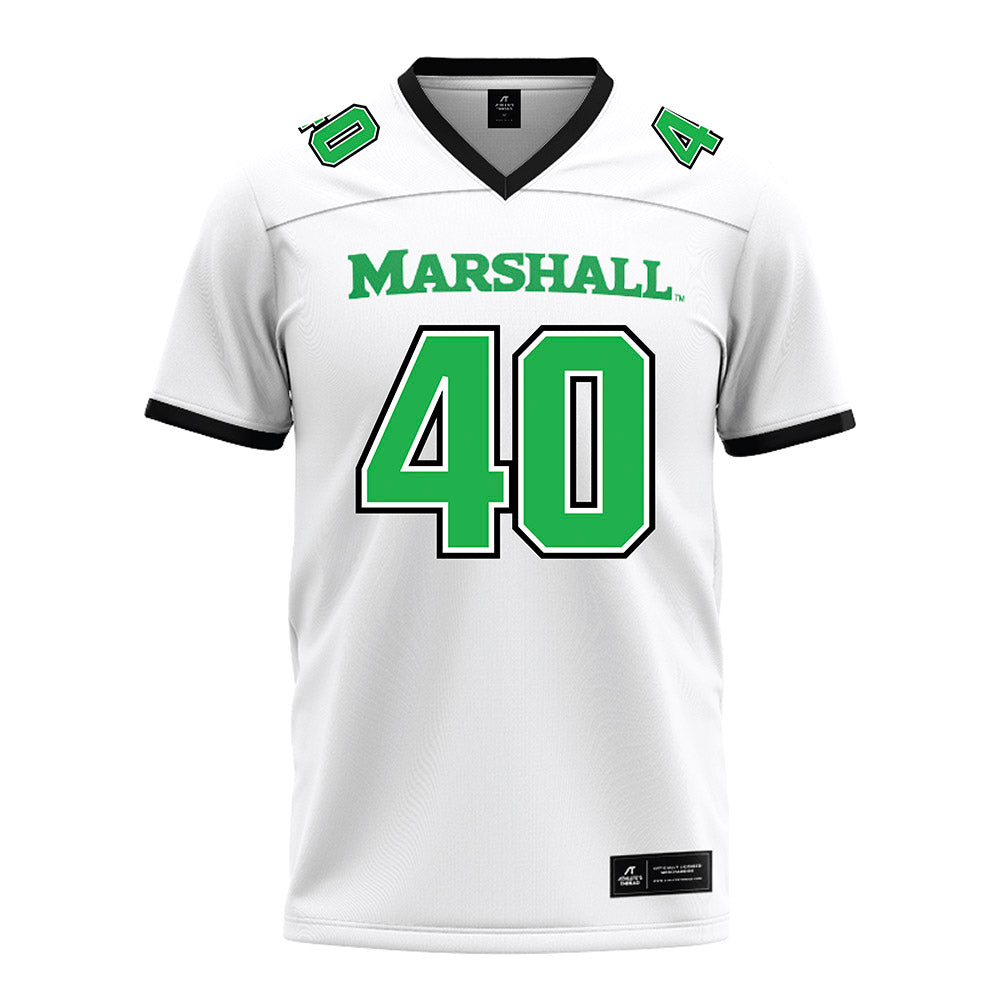 Marshall - NCAA Football : Beau Blankenship White Jersey