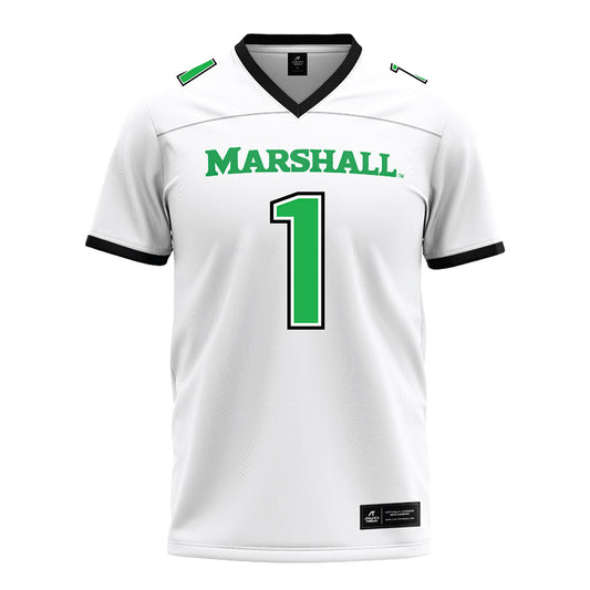 Marshall - NCAA Football : Joshuah Moten White Jersey