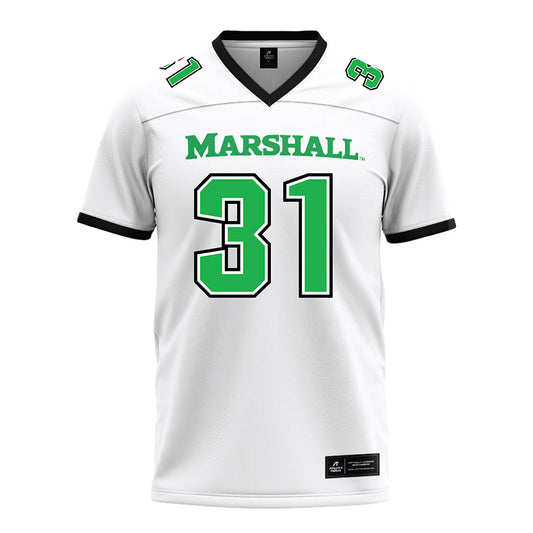 Marshall - NCAA Football : Joshua McTier White Jersey