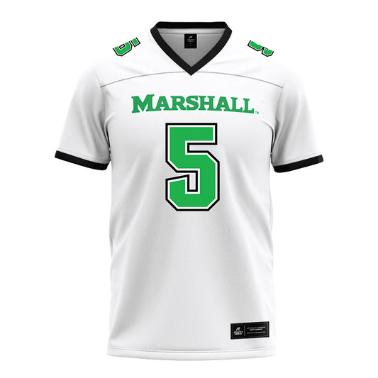 Marshall - NCAA Football : TyQaze Leggs White Jersey
