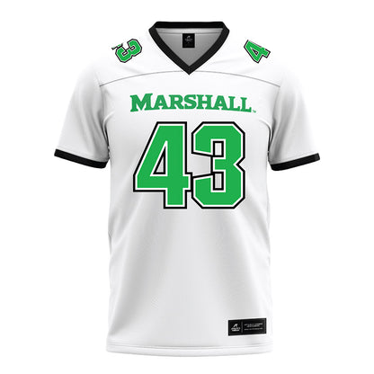 Marshall - NCAA Football : Willy Petit - White Jersey