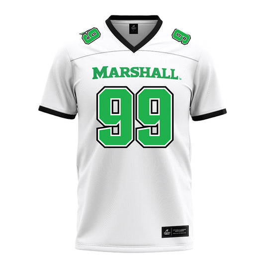 Marshall - NCAA Football : Isaiah Gibson White Jersey