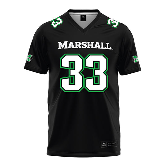 Marshall - NCAA Football : Jayoon Beasley Black Jersey