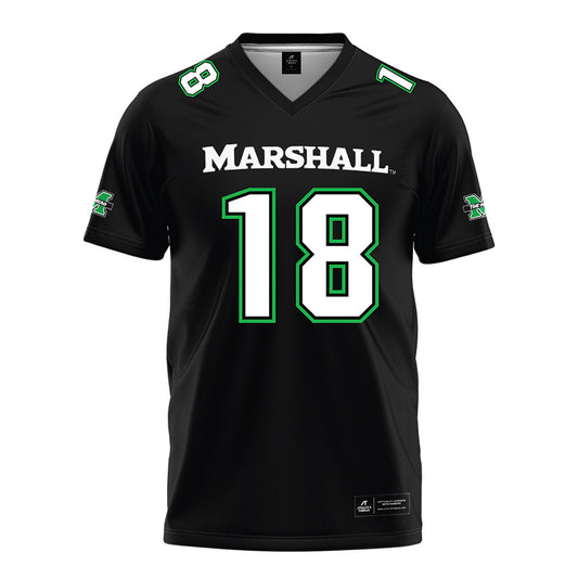 Marshall - NCAA Football : AG McGhee - Black Jersey