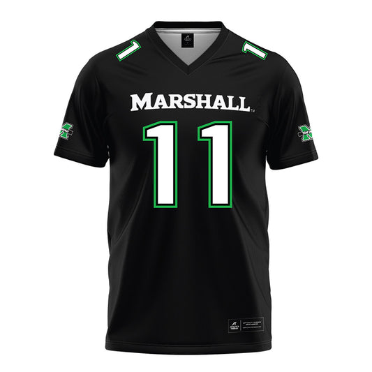 Marshall - NCAA Football : JJ Roberts Black Jersey