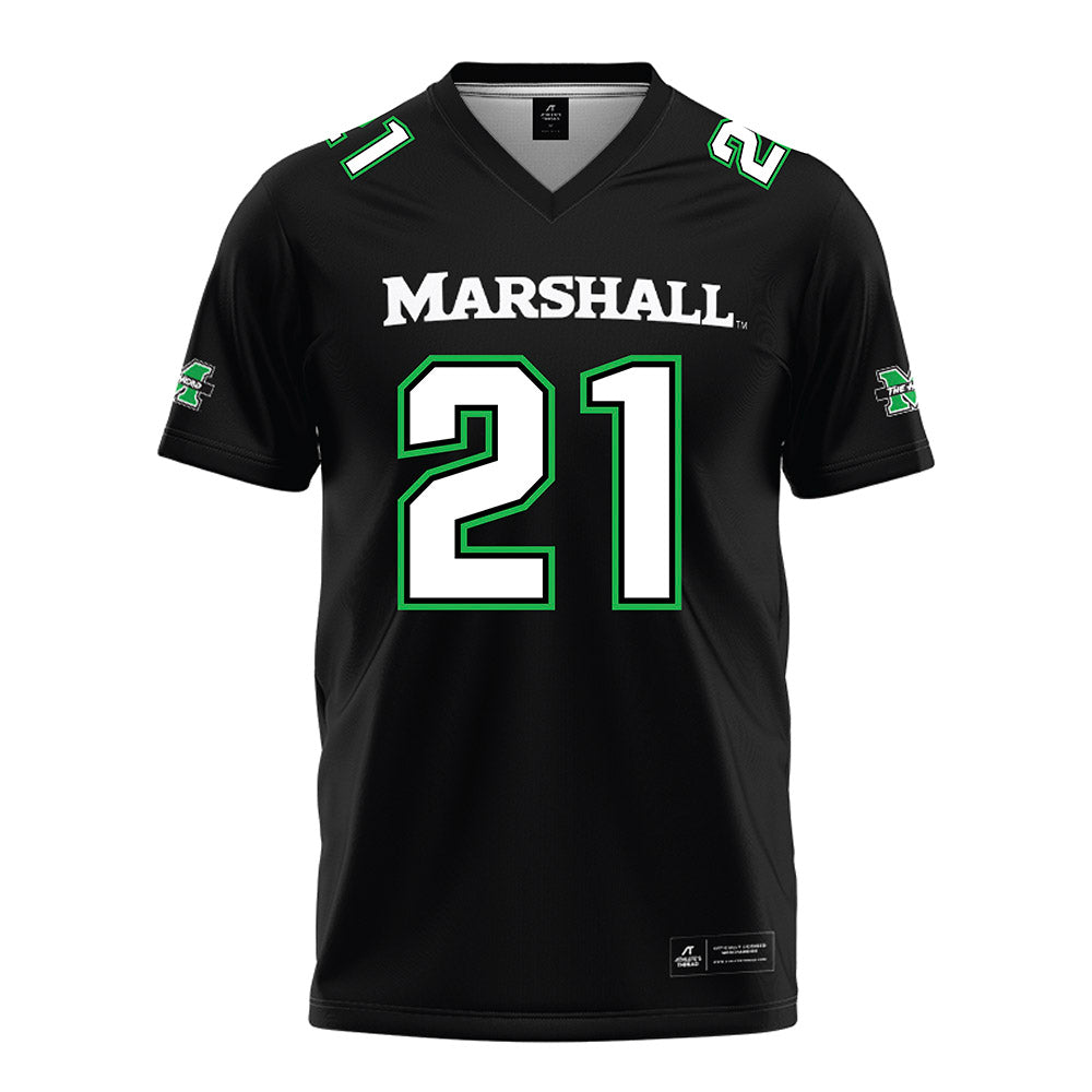 Marshall - NCAA Football : Jabarrek Hopkins - Black Jersey