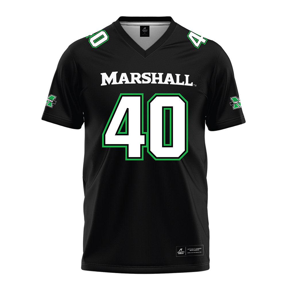 Marshall - NCAA Football : Beau Blankenship Black Jersey