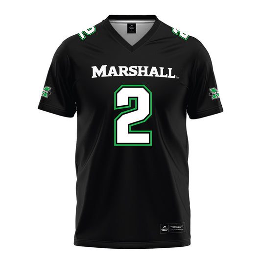 Marshall - NCAA Football : Jayden Harrison Black Jersey