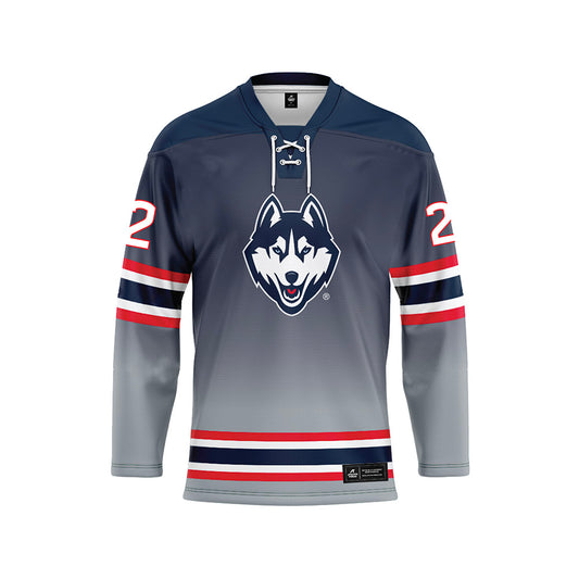 UConn - NCAA Women's Ice Hockey : Ainsley Svetek NCAA Women's Hockey Wolf Grey Jersey