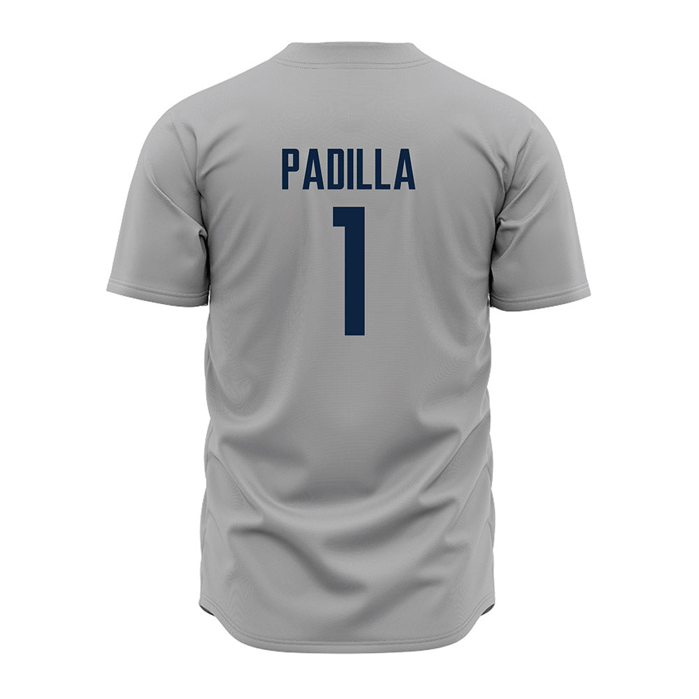 UConn - NCAA Baseball : Bryan Padilla - Baseball Jersey Gray
