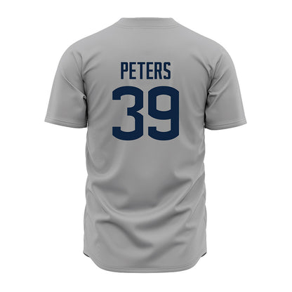 UConn - NCAA Baseball : Kyle Peters - Baseball Jersey Gray