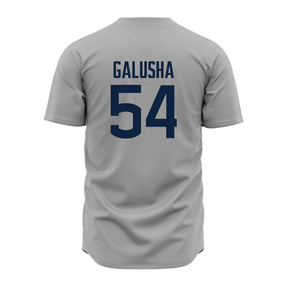 UConn - NCAA Baseball : Thomas Galusha - Baseball Jersey Gray
