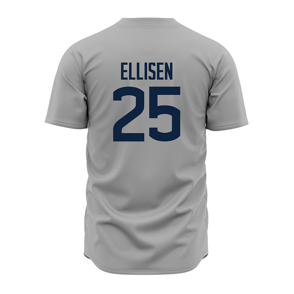 UConn - NCAA Baseball : Thomas Ellisen - Baseball Jersey Gray