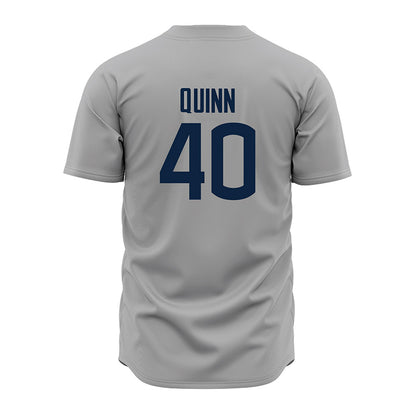 UConn - NCAA Baseball : Braden Quinn - Baseball Jersey Gray
