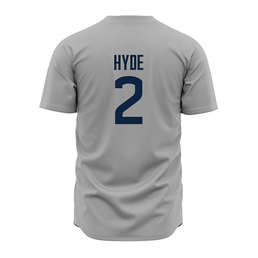 UConn - NCAA Baseball : Ryan Hyde - Baseball Jersey Gray
