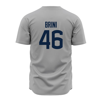 UConn - NCAA Baseball : Niko Brini - Baseball Jersey Gray
