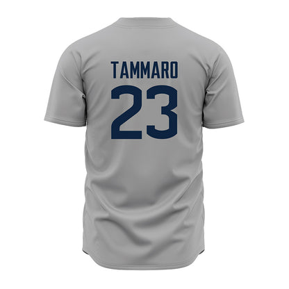 UConn - NCAA Baseball : Paul Tammaro - Baseball Jersey Gray