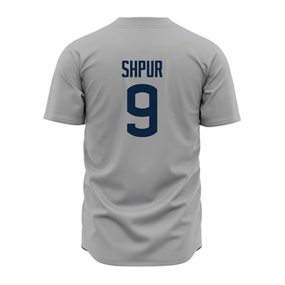 UConn - NCAA Baseball : Caleb Shpur - Baseball Jersey Gray