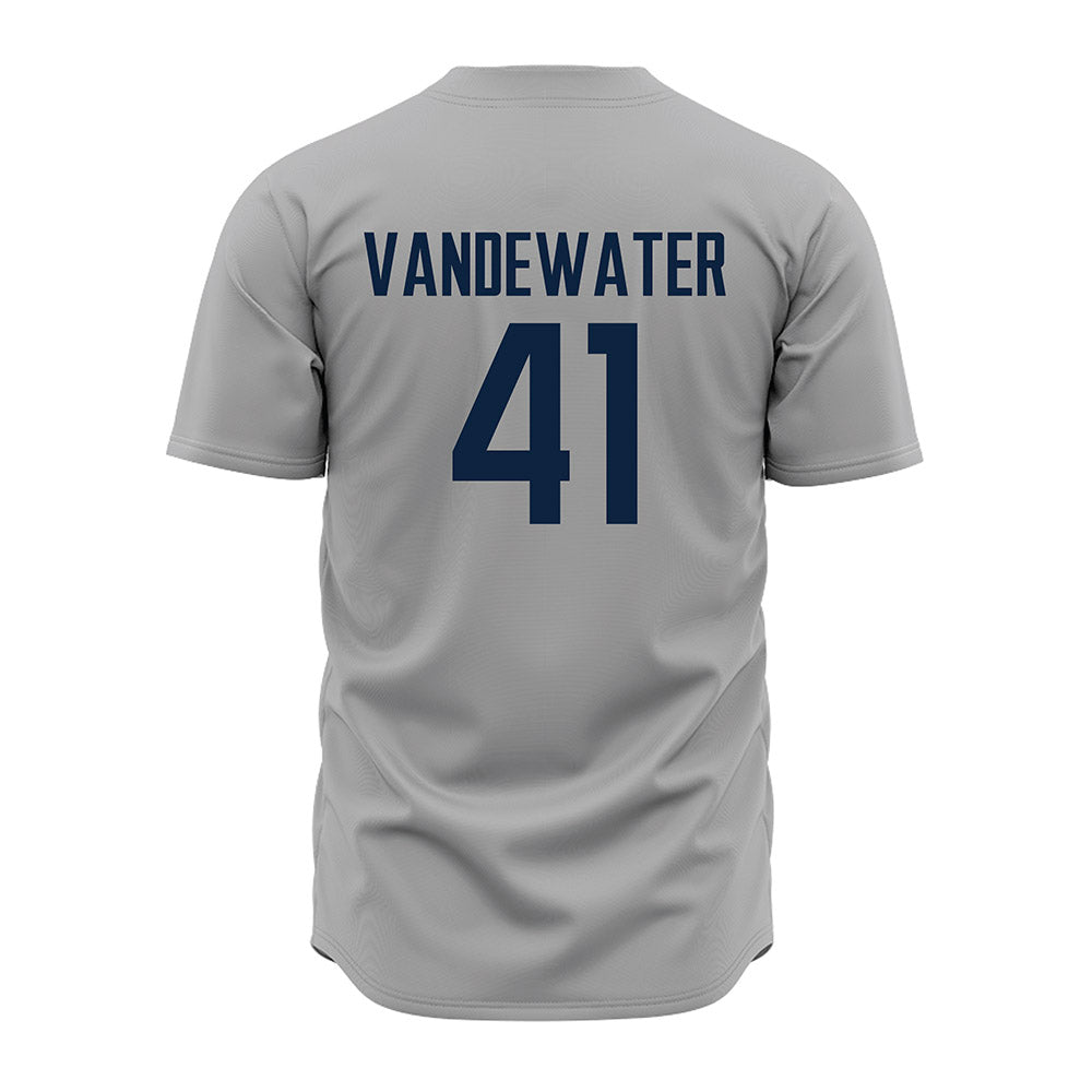 UConn - NCAA Baseball : Ryan VanDeWater - Baseball Jersey Gray