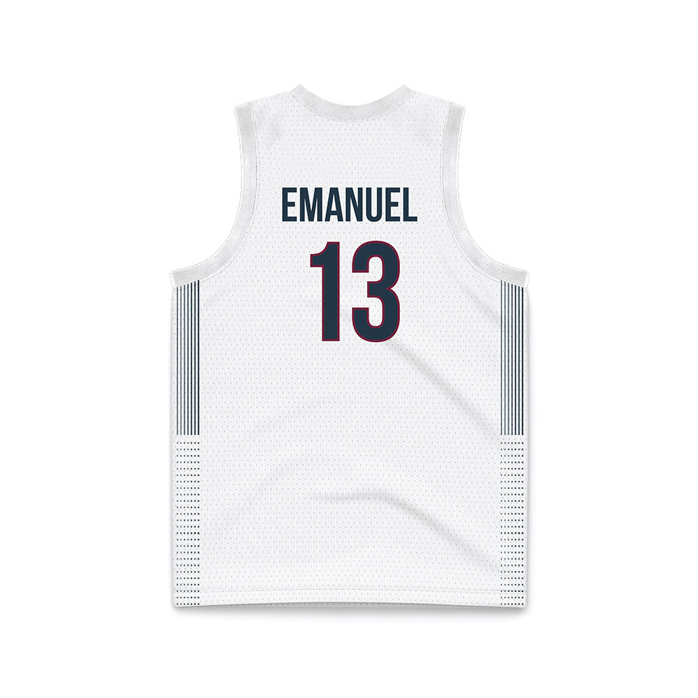 FDU - NCAA Men's Basketball : Jo'el Emanuel White Jersey