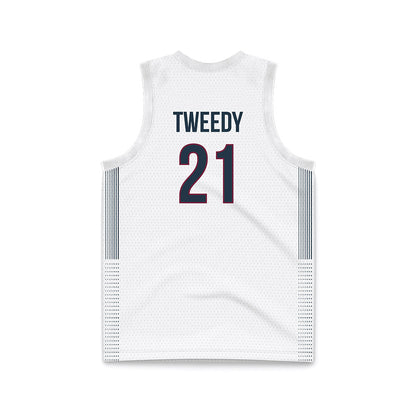 FDU - NCAA Men's Basketball : Cameron Tweedy White Jersey