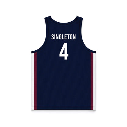 FDU - NCAA Men's Basketball : Grant Singleton - Basketball Jersey