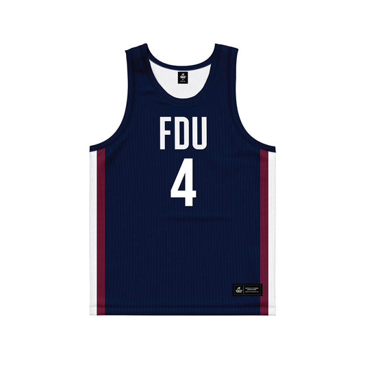 FDU - NCAA Men's Basketball : Grant Singleton - Basketball Jersey