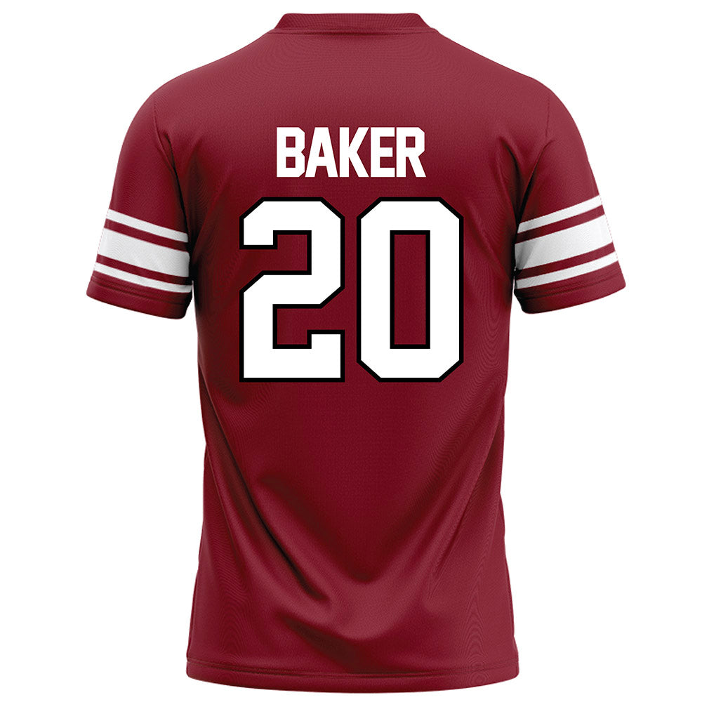 NCCU - NCAA Football : Khalil Baker Red Jersey