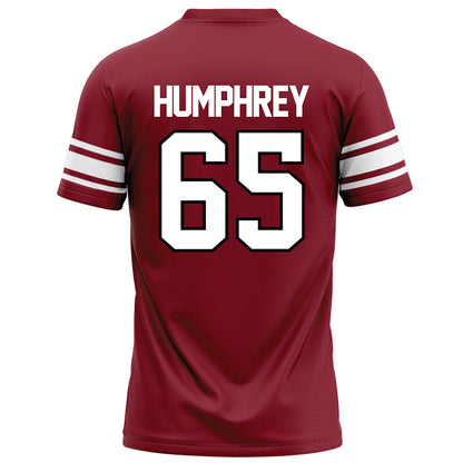 NCCU - NCAA Football : Stevie Humphrey Red Jersey