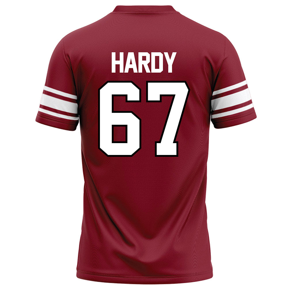 NCCU - NCAA Football : Brian Hardy Red Jersey