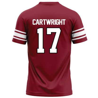 NCCU - NCAA Football : Donovan Cartwright Red Jersey