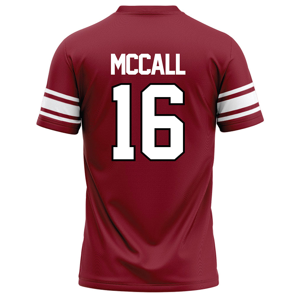 NCCU - NCAA Football : Makai McCall Red Jersey