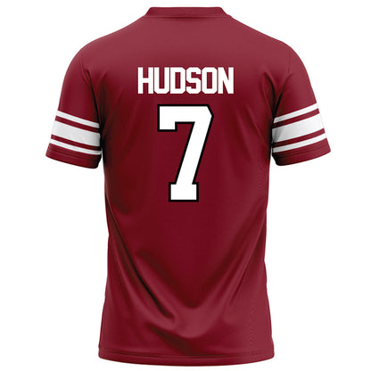 NCCU - NCAA Football : JaJuan Hudson Red Jersey