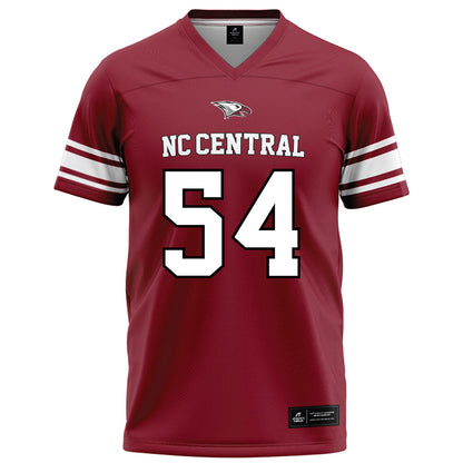 NCCU - NCAA Football : Max U'Ren Red Jersey