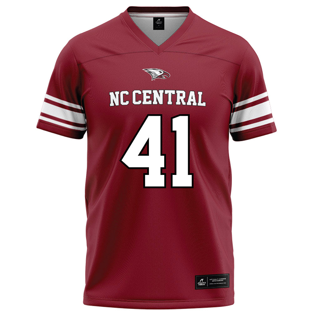 NCCU - NCAA Football : Isaiah Lawson Red Jersey